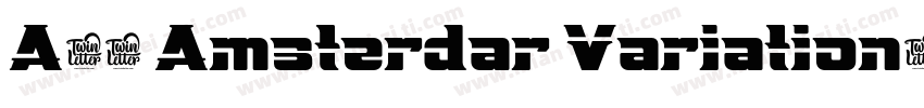 A91 Amsterdar Variation字体转换